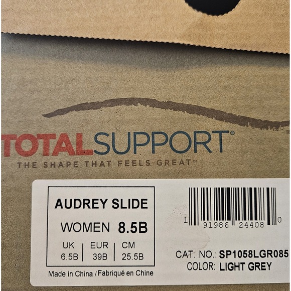 Spenco Slide Women 8.5 Canvas Comfort Shoe Slip On Mule Arch Support Cushioned - Picture 15 of 16